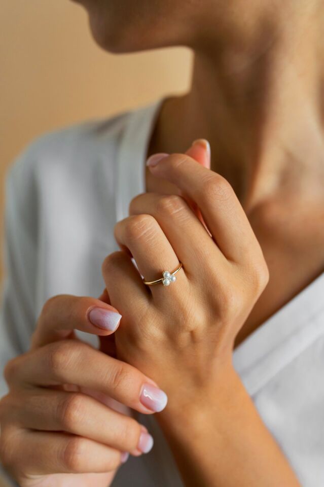 Tria Üç İnci Yüzük