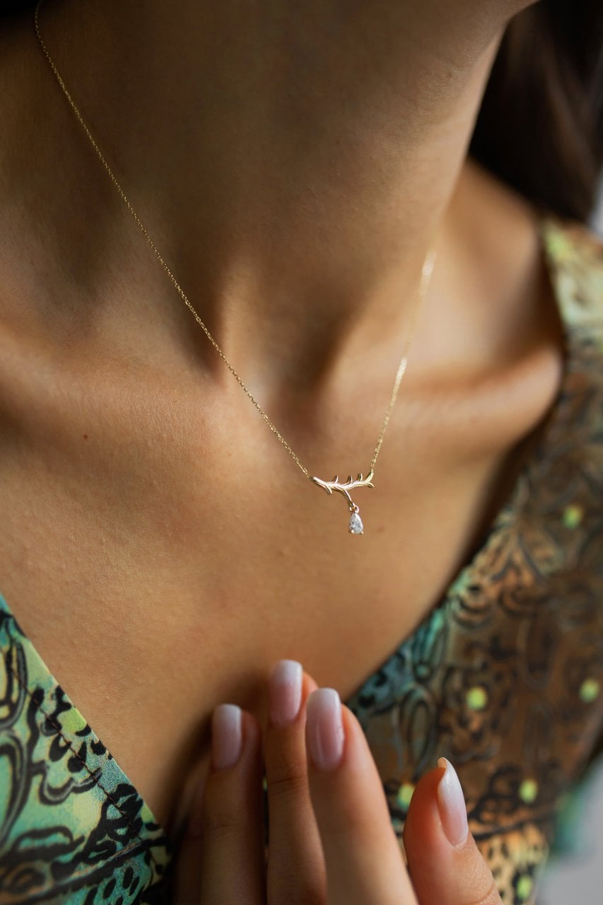 Altın Tasarım Baget Kolye