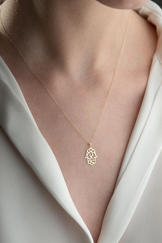 Altın Fatmanın Eli Kolye