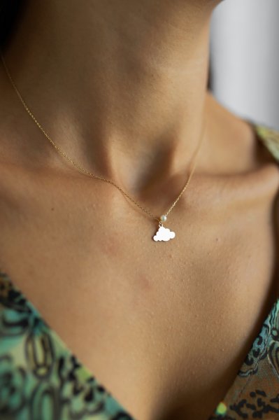 ALTIN İNCİ BULUT KOLYE