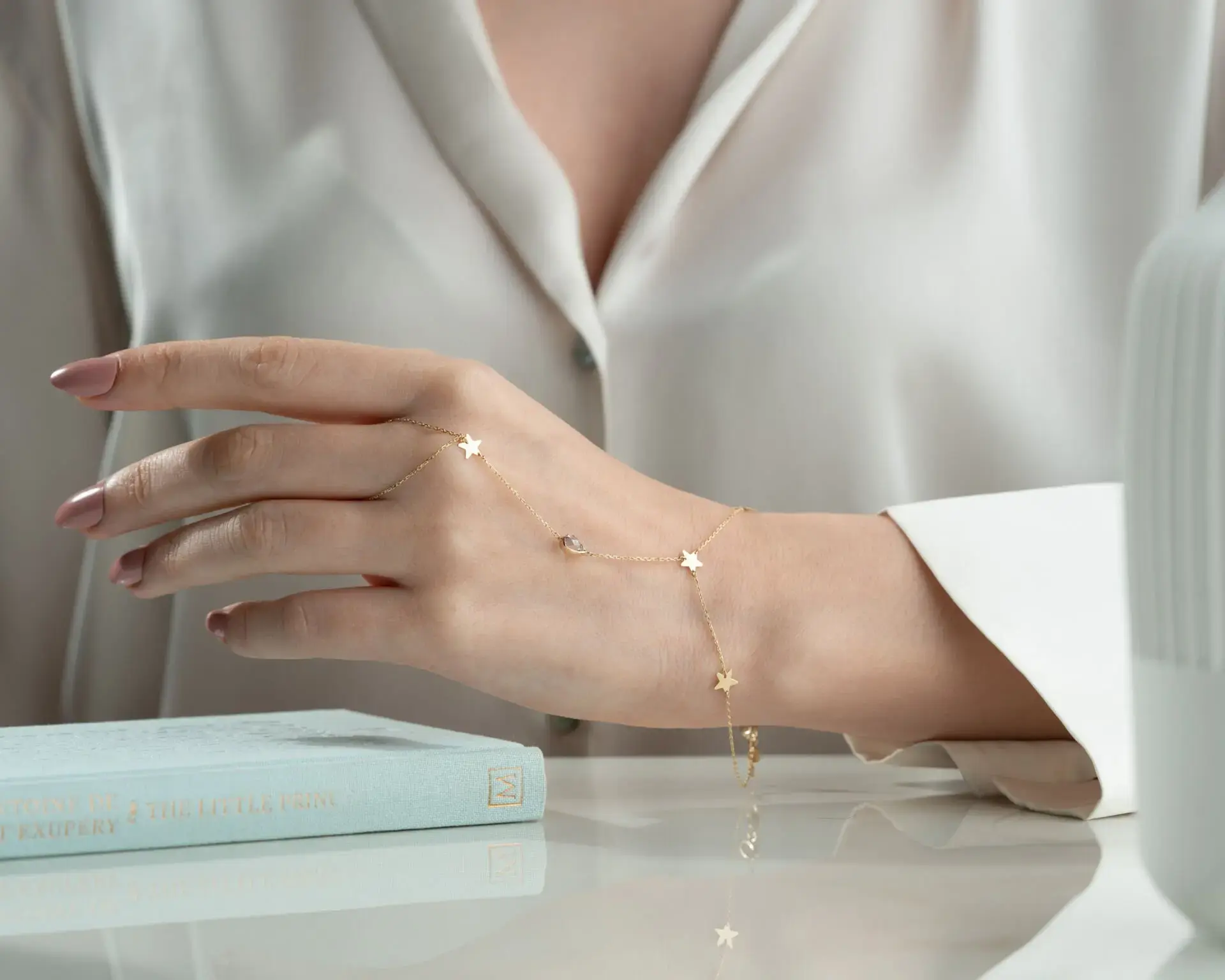 ALTIN ZİRKON TAŞLI YILDIZ ŞAHMERAN