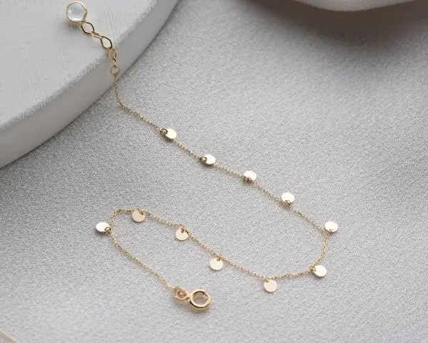 ALTIN 11'Lİ MİNİ PLAKA BİLEKLİK