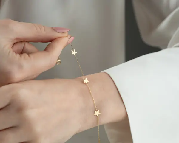 ALTIN 5'Lİ YILDIZ BİLEKLİK