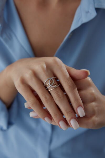 Altın Taşlı Fantazi Yüzük