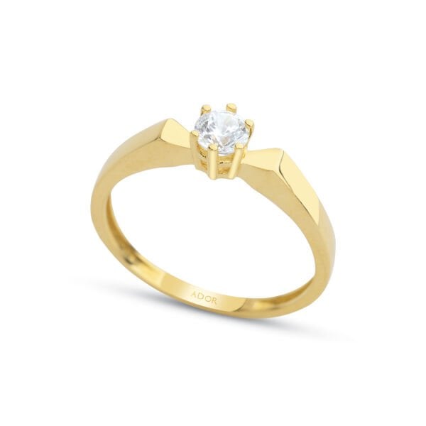 ALTIN TEKTAŞ YÜZÜK