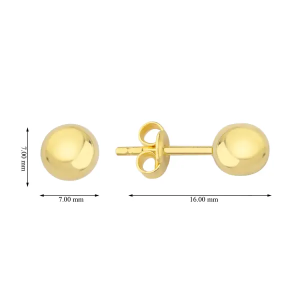 ALTIN TOP ÇOCUK KÜPESİ