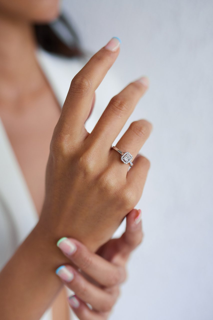 Altın Grande Baget Yüzük