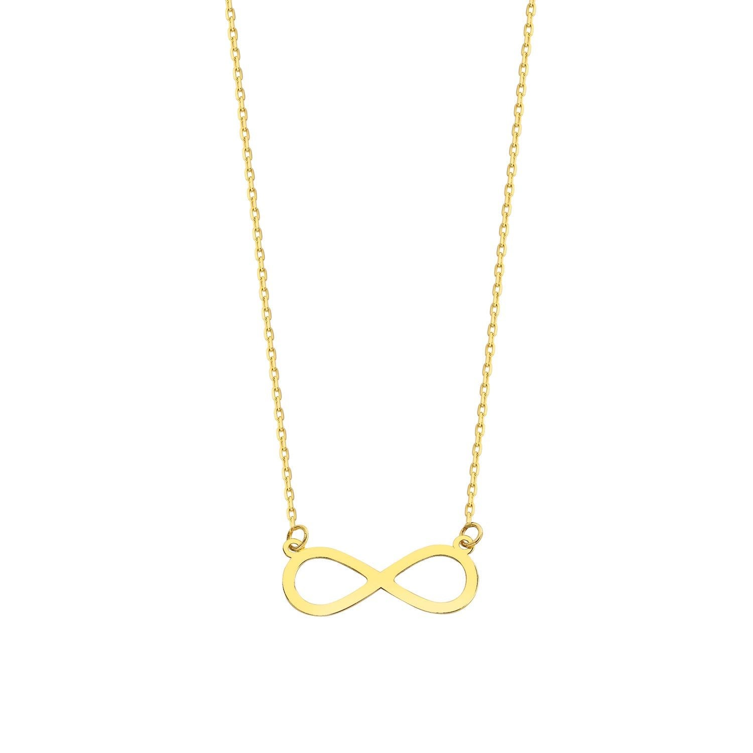 Altın Minimal Sonsuzluk Kolye