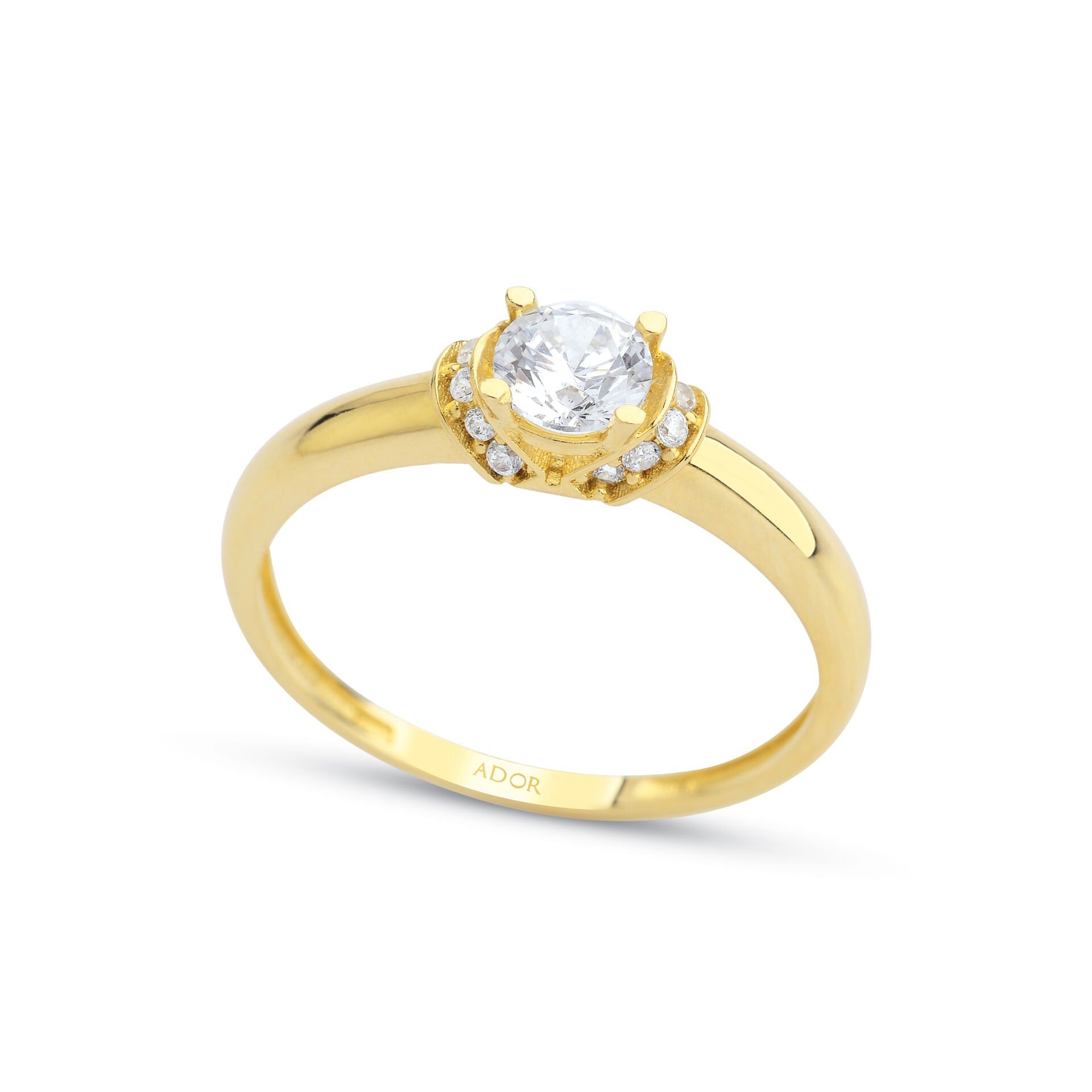 ALTIN TEKTAŞ TASARIM YÜZÜK