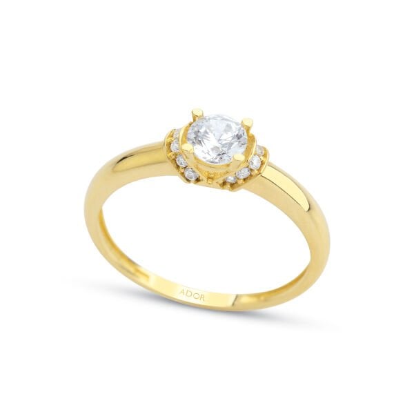 ALTIN TEKTAŞ TASARIM YÜZÜK