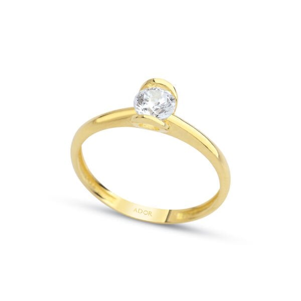 ALTIN TEKTAŞ YÜZÜK