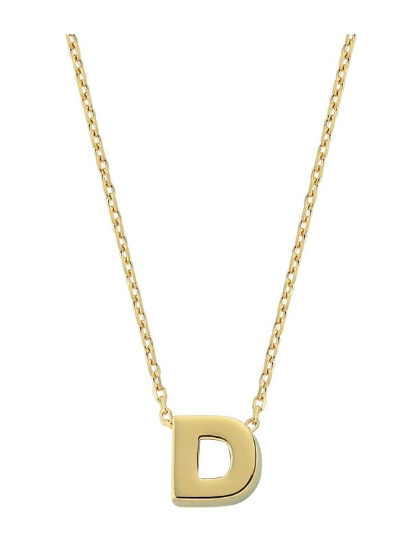 D Harfli Altın Kolye