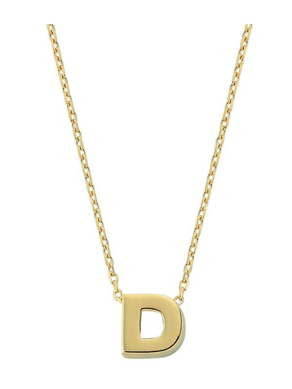 D Harfli Altın Kolye