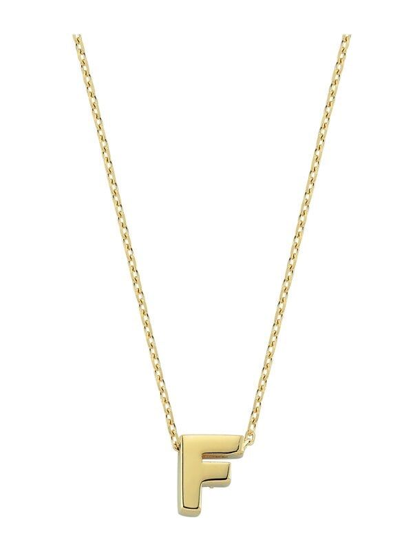 F Harfli Altın Kolye