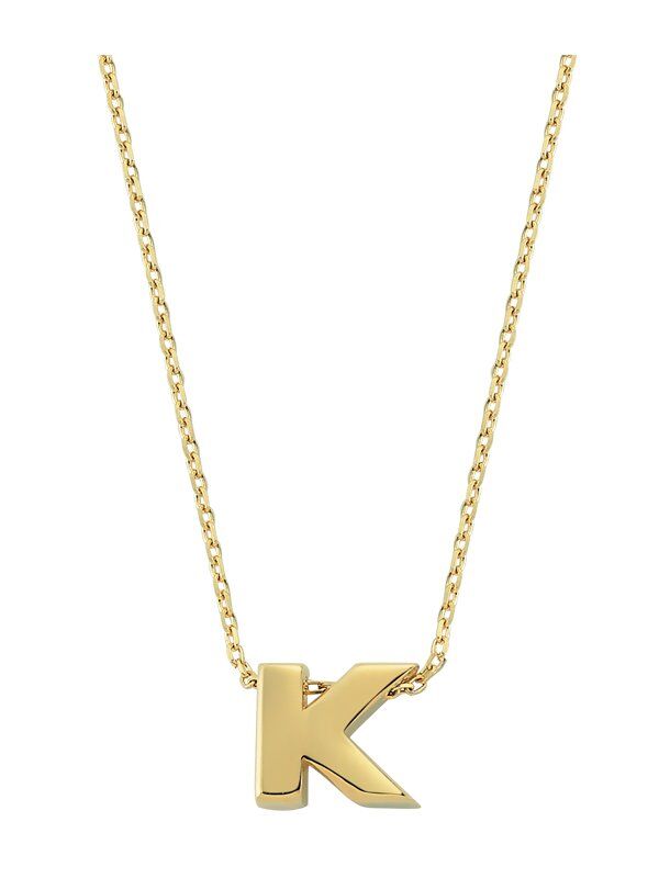 K Harfli Altın Kolye