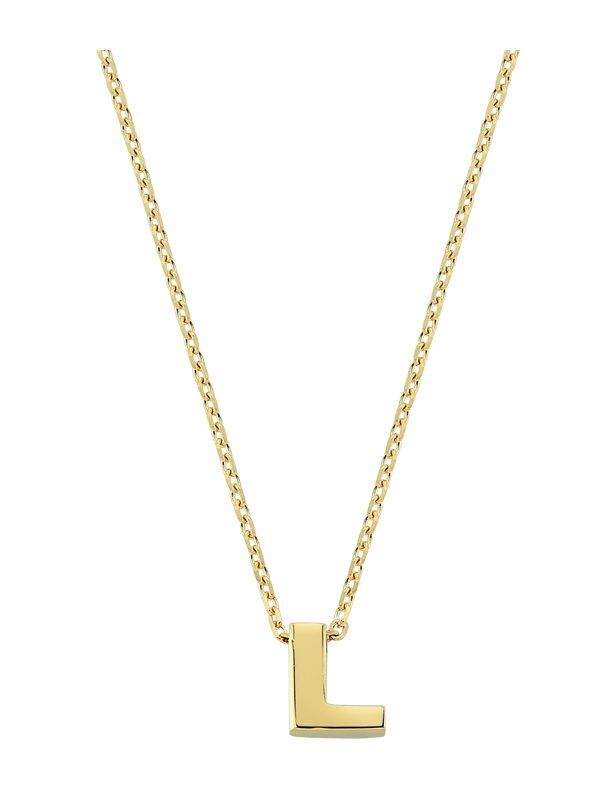 L Harfli Altın Kolye