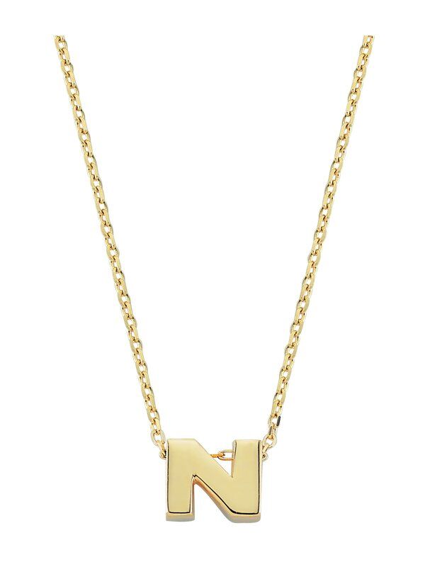 N Harfli Altın Kolye
