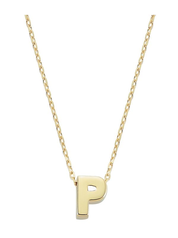 P Harfli Altın Kolye