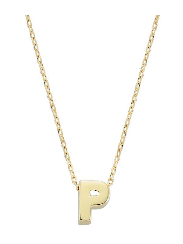 P Harfli Altın Kolye