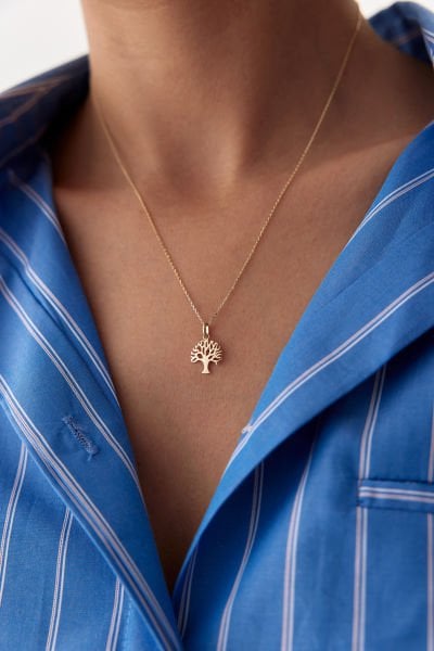 ALTIN HAYAT AĞACI KOLYE