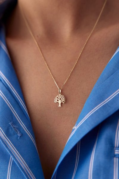 ALTIN HAYAT AĞACI KOLYE