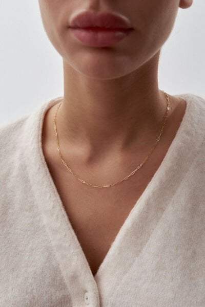 Altın İnce Ataç Zincir