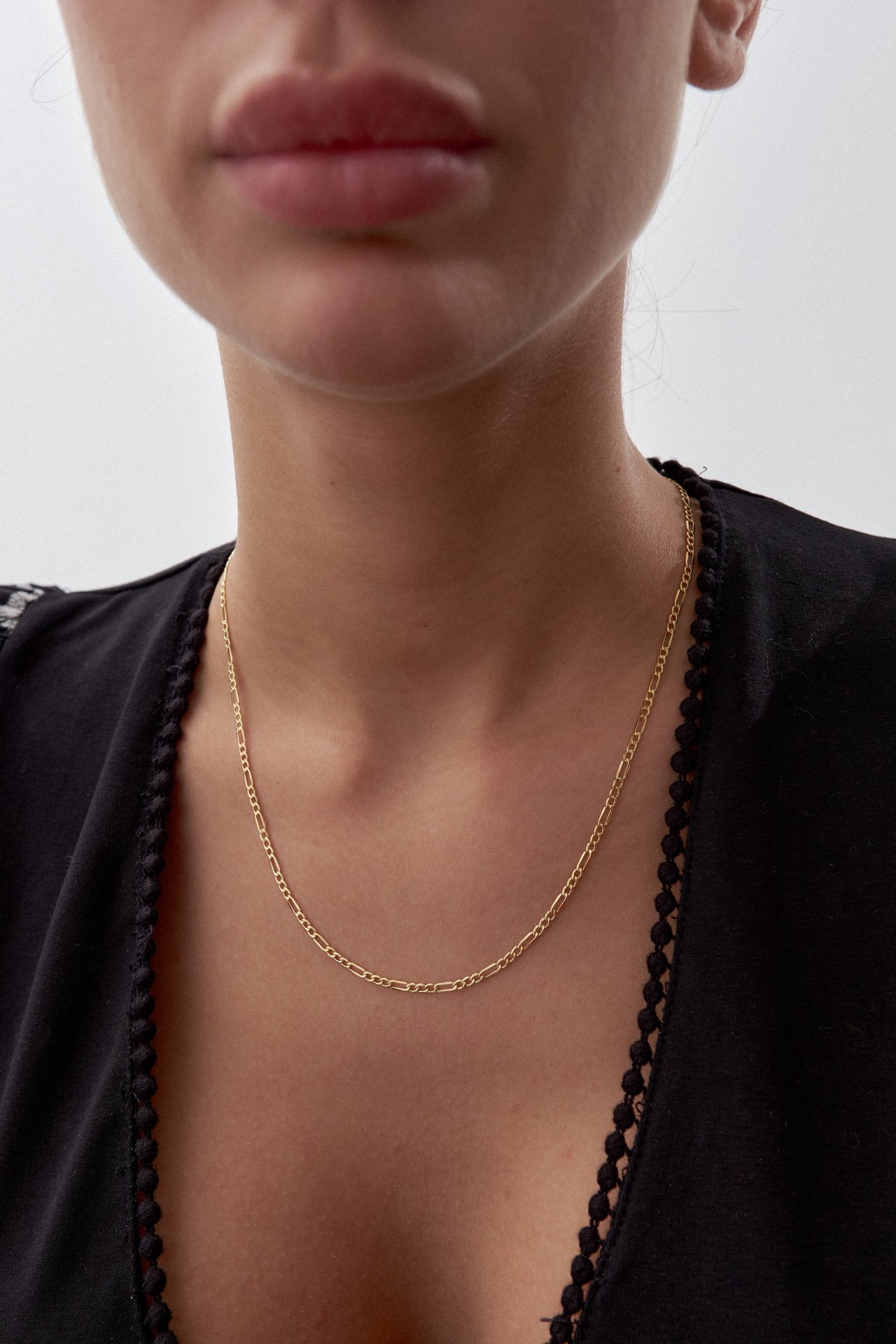 Altın Figaro Zincir