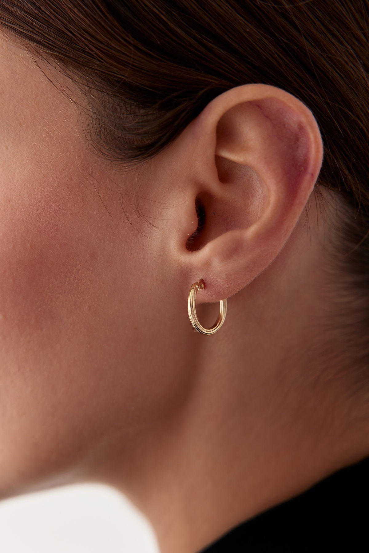 Altın Mini Halka Küpe