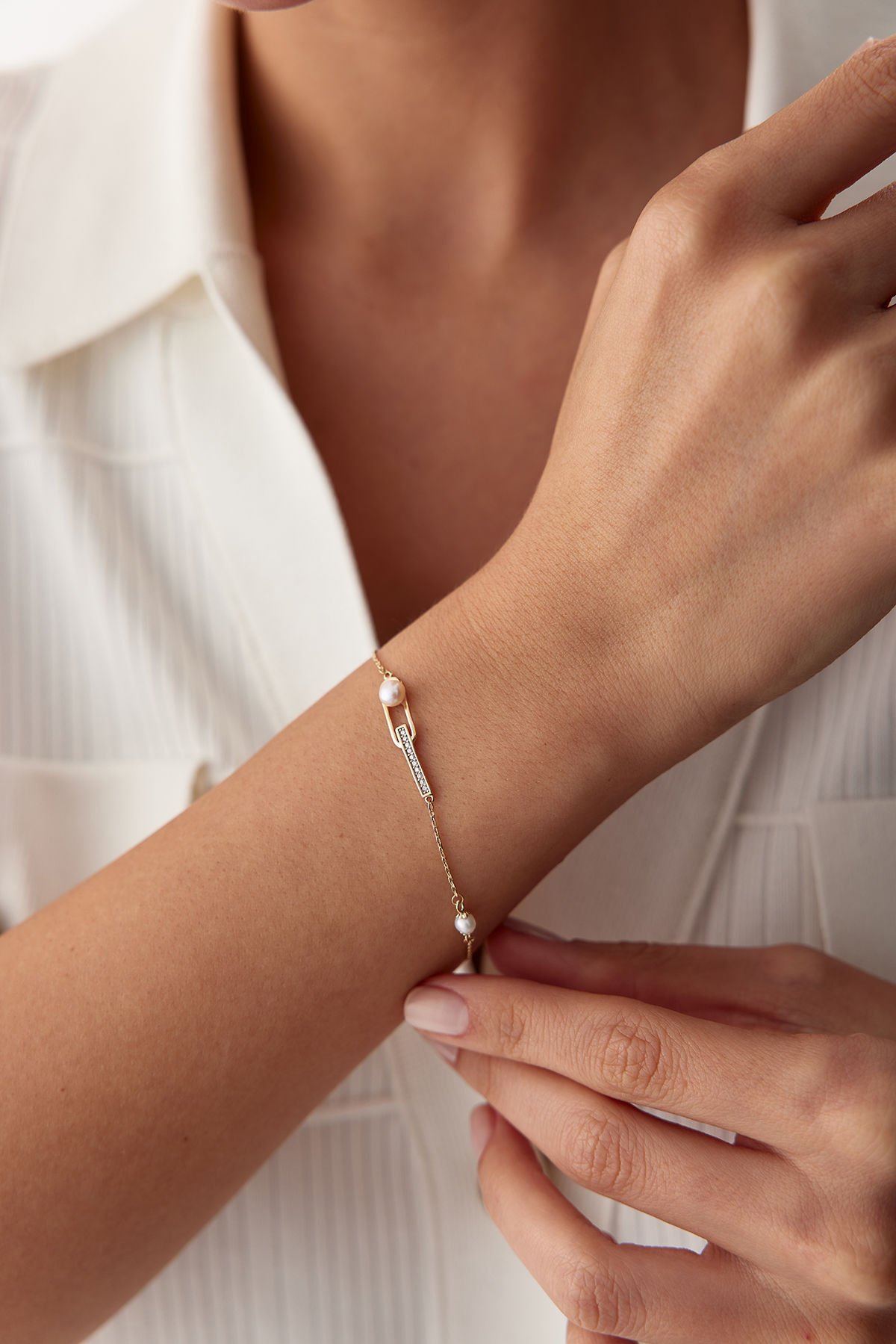 ALTIN İNCİ MARS BİLEKLİK