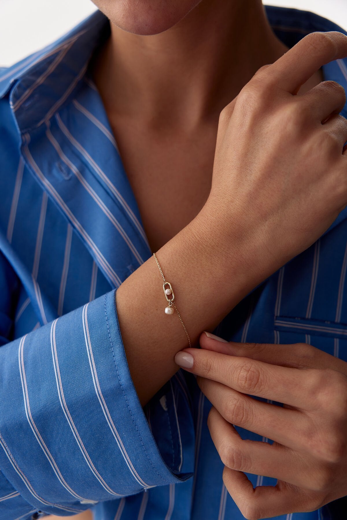 Altın İncili Bileklik