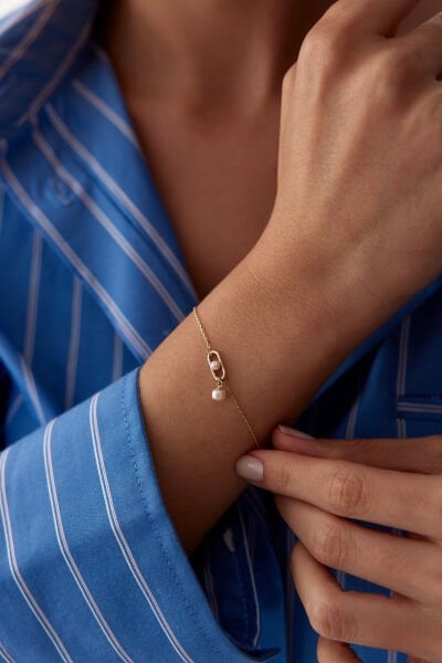 ALTIN İNCİLİ BİLEKLİK