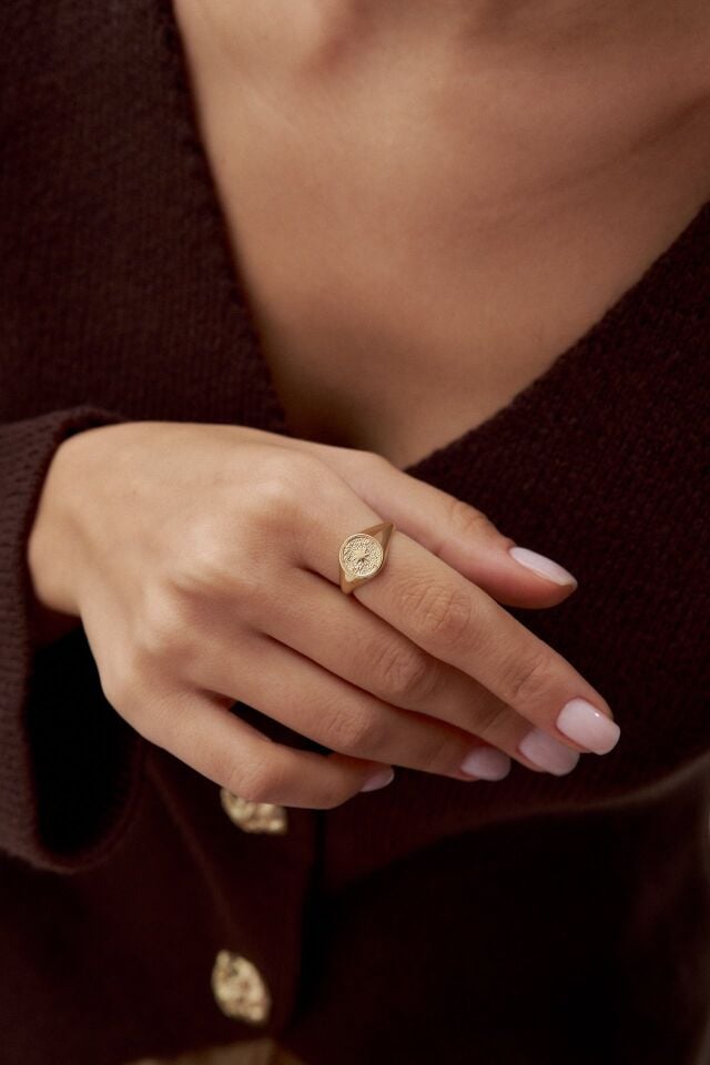 Altın Kuzey Yıldızı Fantazi Yüzük