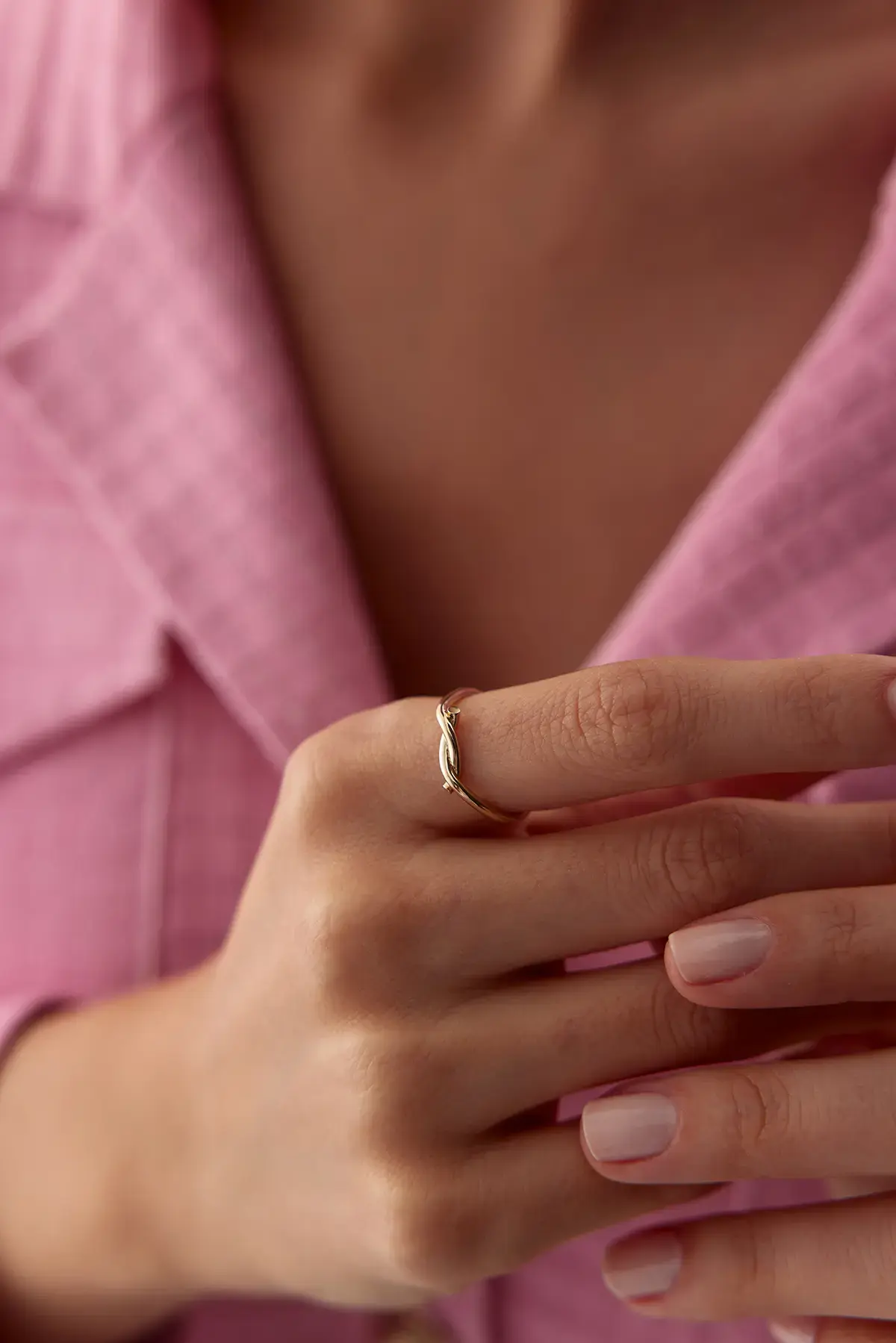 Altın Nisan Düğümü Yüzük