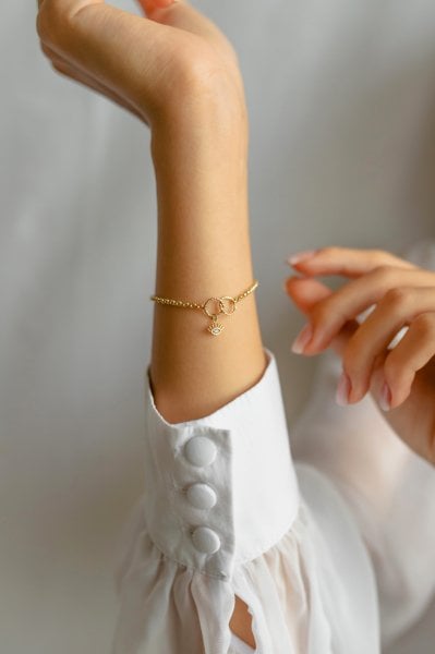 Halkalı Evil Eye Bileklik