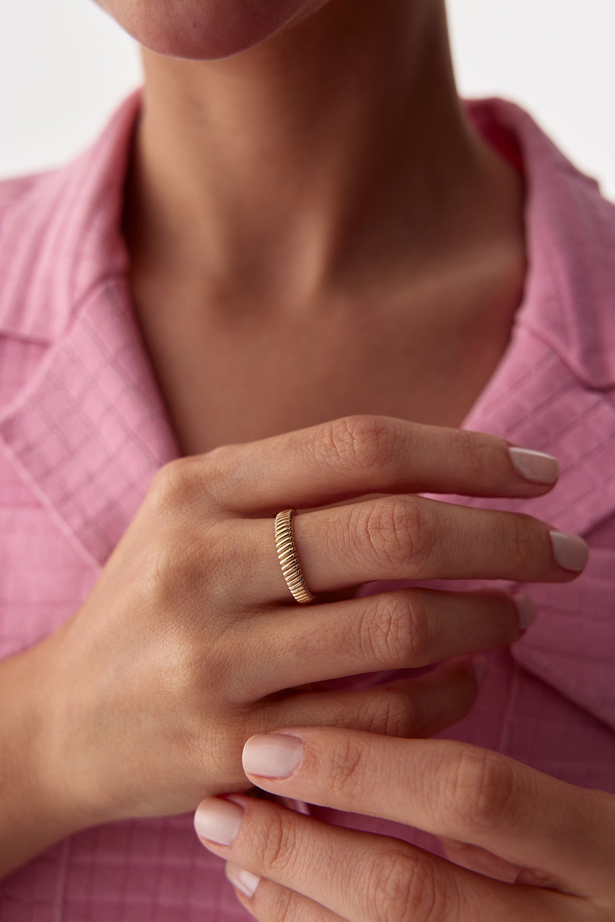 Altın Zikzak Yüzük