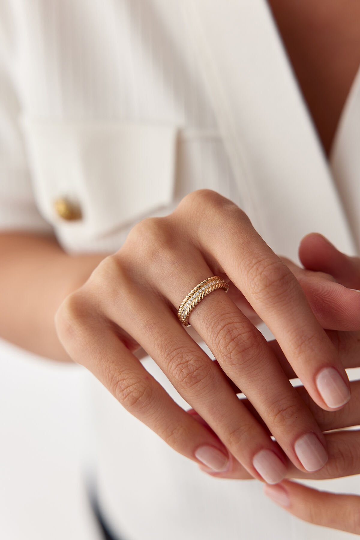 Altın Tamtur Burgu Yüzük