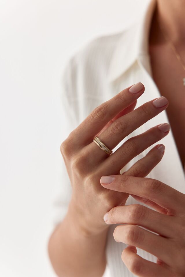 Altın Tamtur Burgu Yüzük