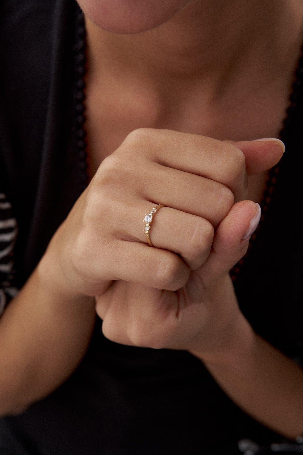 Altın Tektaş Yüzük