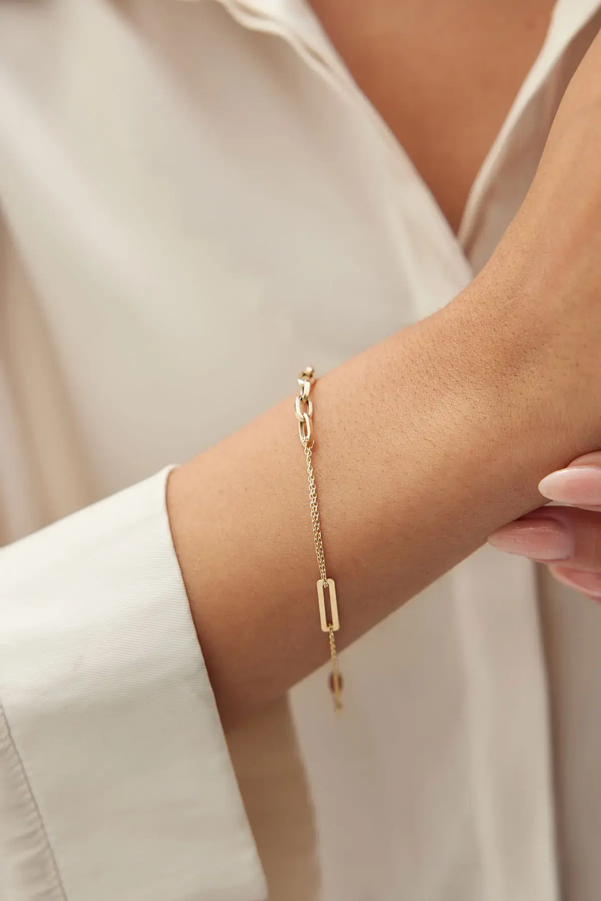 Altın Zincirli Ataç Set Takım