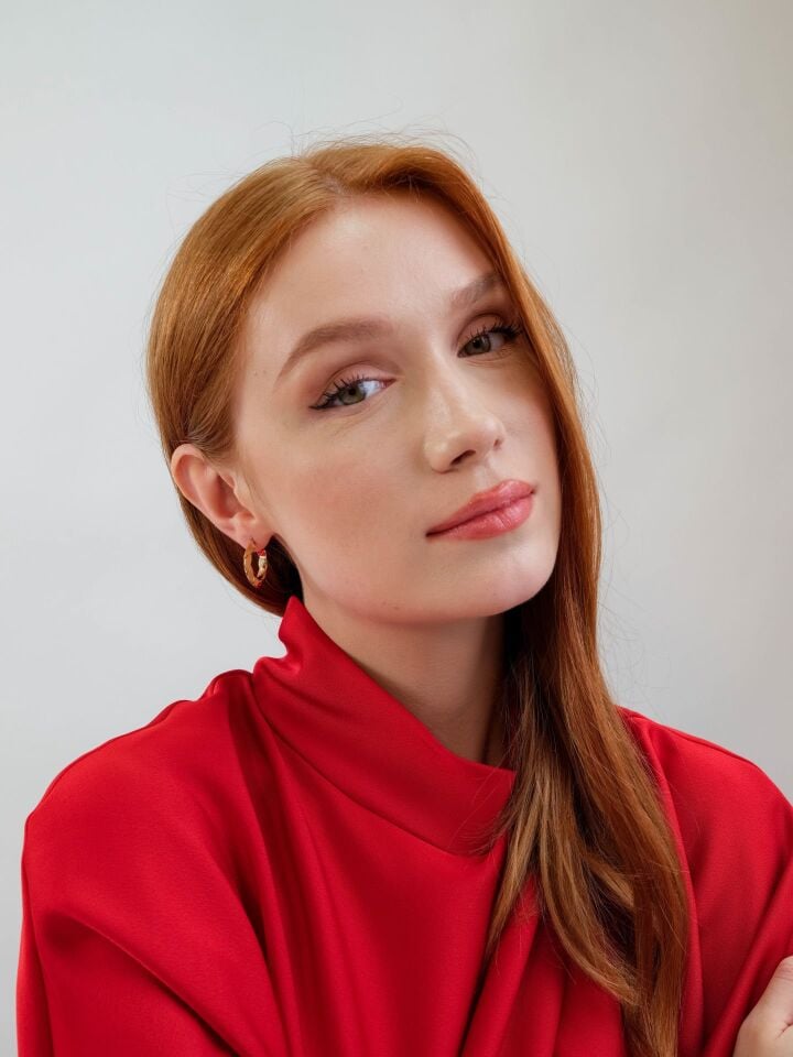 Altın Ezme Burgu Küpe