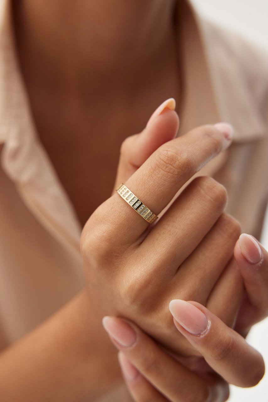 ALTIN TRIO STONE  YÜZÜK