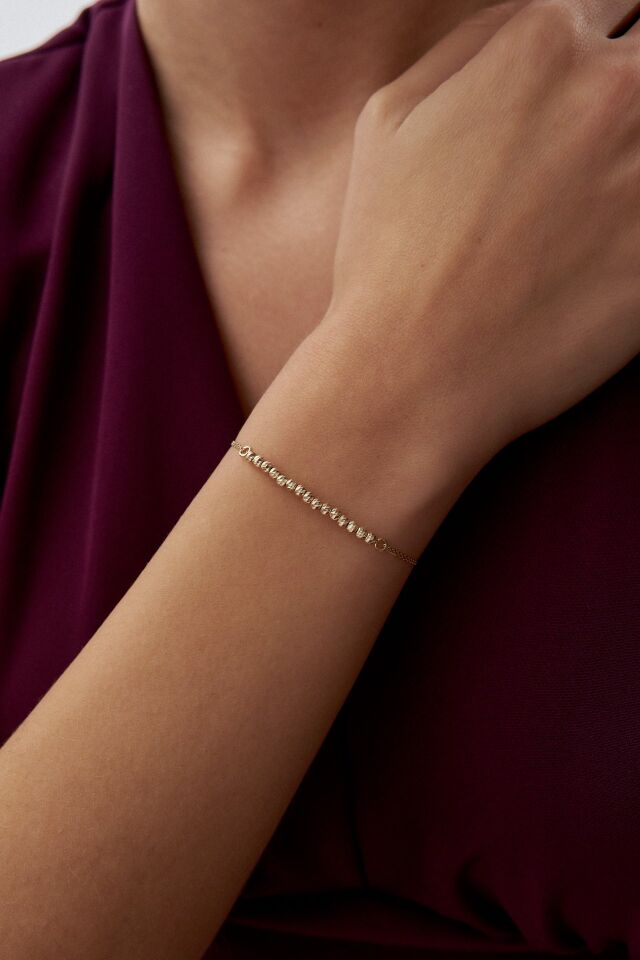 Altın Sıralı Dorika Bileklik