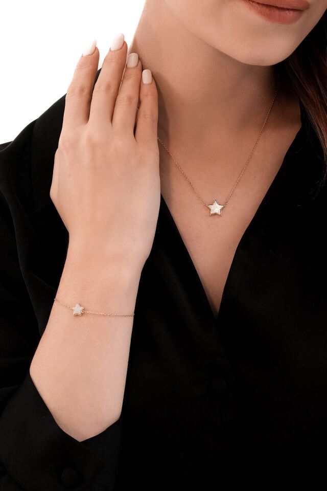 Altın Sedef Yıldız Set