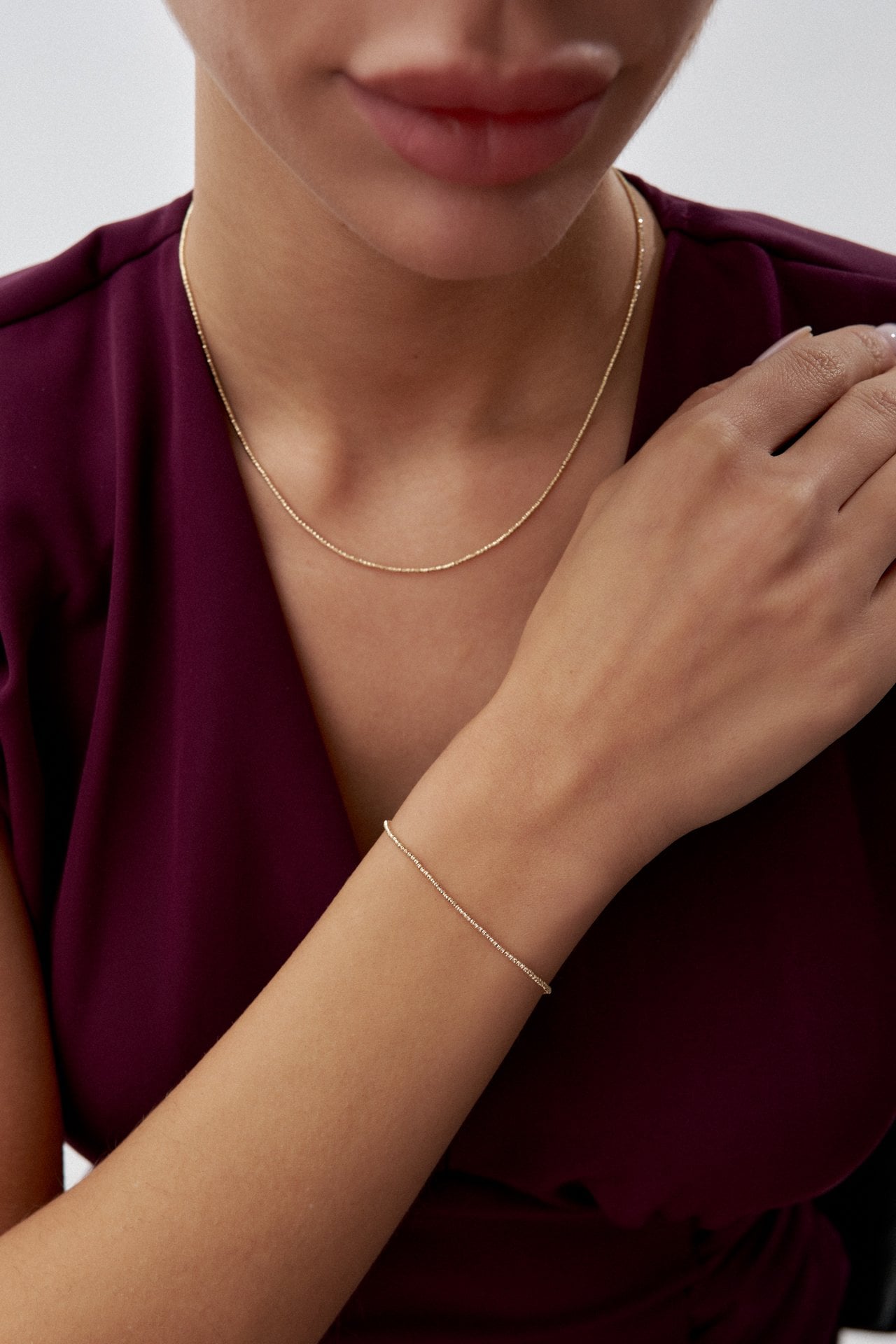 Altın Minimal Dorika Toplu Set