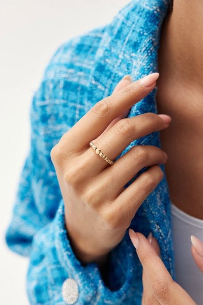 ALTIN SIRALI DORİKA YÜZÜK