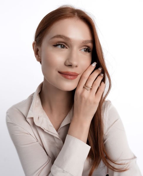 Altın Iconıc Snake Ring