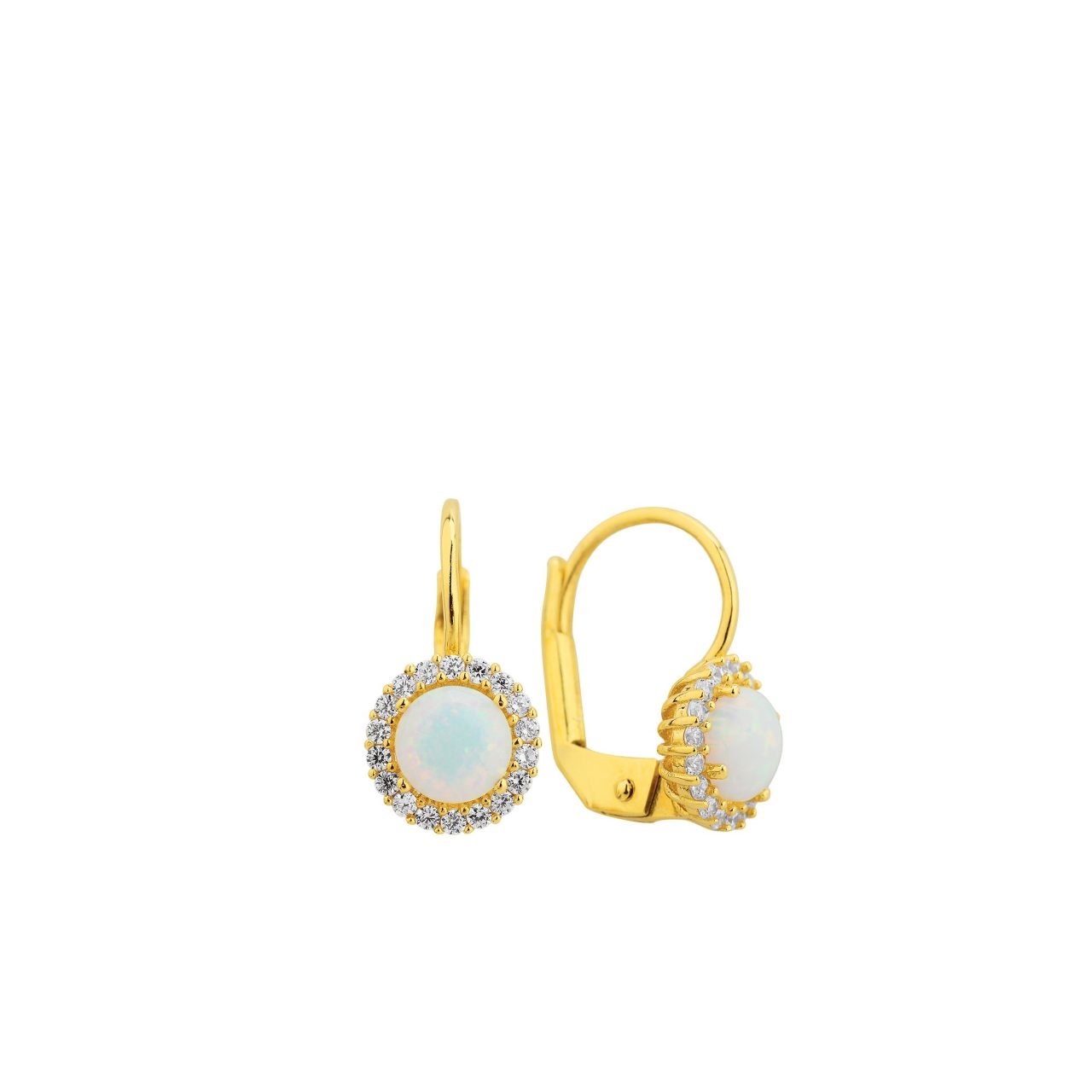 Opal Taşlı Küpe