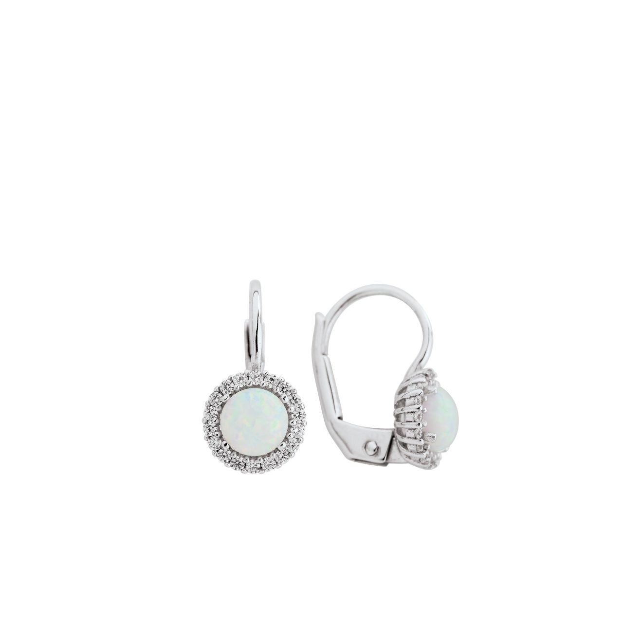 Opal Taşlı Küpe