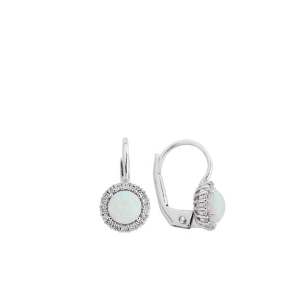 Opal Taşlı Küpe