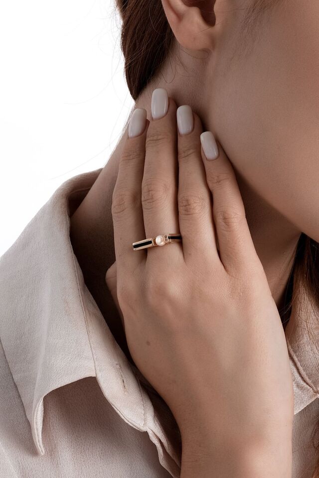 Altın İnci Italıan Yüzük